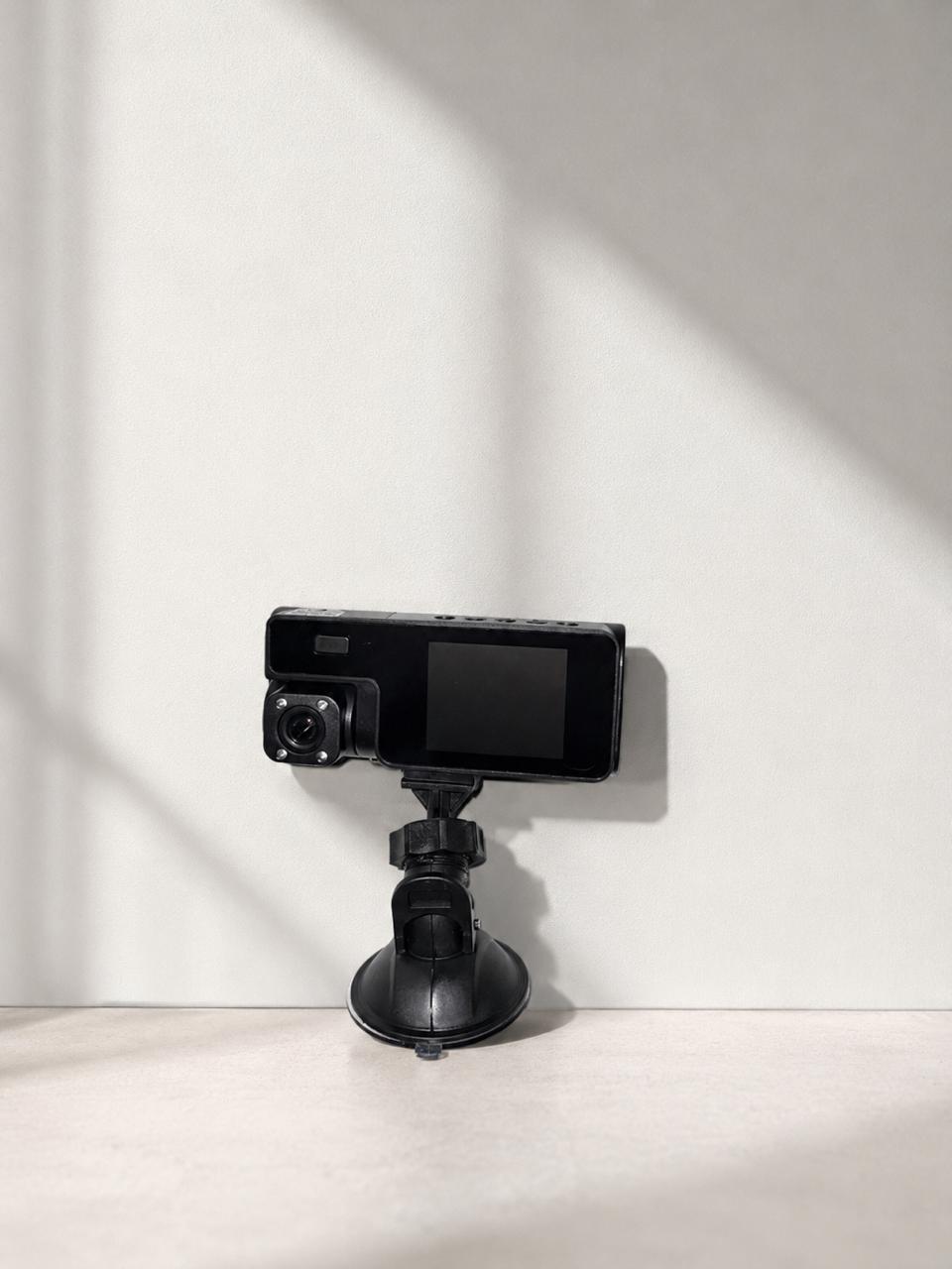 Dash cam with front and back camera